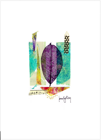 NVC114 Purple Mesh Leaf