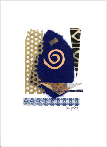 NVC123 Blue & Gold with Swirl