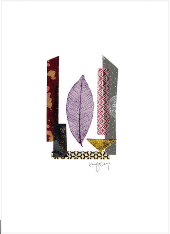 NVC117 Purple Leaf with Gold Triangle