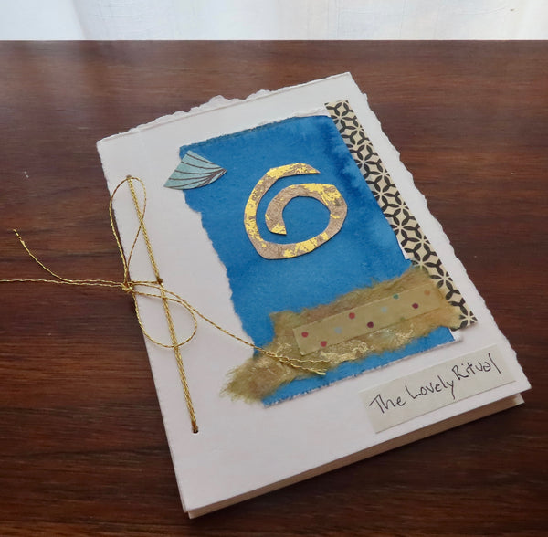 The Lovely Ritual - Handmade Book with Gold Spiral Cover