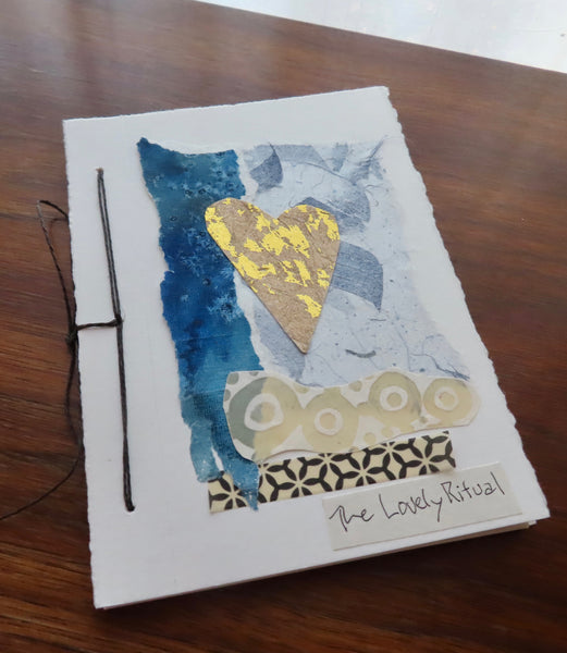 The Lovely Ritual - Handmade Book with Gold Heart Cover