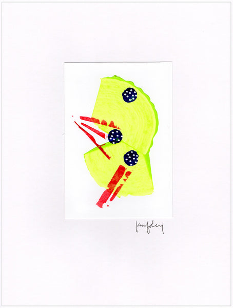 Lime and Berries Mini Abstract